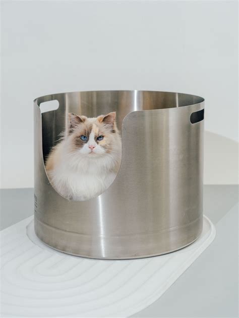 stainless steel round litter box|xxl stainless steel litter box.